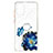 Funda Silicona Gel Goma Patron de Moda Carcasa con Anillo de dedo Soporte Y01X para Samsung Galaxy S20 Plus 5G Azul