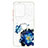Funda Silicona Gel Goma Patron de Moda Carcasa con Anillo de dedo Soporte Y01X para Samsung Galaxy S20 Ultra Azul