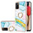 Funda Silicona Gel Goma Patron de Moda Carcasa con Anillo de dedo Soporte Y05B para Samsung Galaxy M02s Vistoso