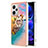 Funda Silicona Gel Goma Patron de Moda Carcasa con Anillo de dedo Soporte YB3 para Xiaomi Redmi Note 12 Explorer Multicolor