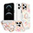 Funda Silicona Gel Goma Patron de Moda Carcasa con Anillo de dedo Soporte YJ1 para Apple iPhone 13 Pro Max Multicolor