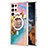 Funda Silicona Gel Goma Patron de Moda Carcasa con Mag-Safe Magnetic para Samsung Galaxy S22 Ultra 5G Multicolor