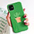 Funda Silicona Gel Goma Patron de Moda Carcasa H02 para Apple iPhone 11 Verde