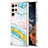 Funda Silicona Gel Goma Patron de Moda Carcasa para Samsung Galaxy S21 Ultra 5G Multicolor