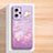 Funda Silicona Gel Goma Patron de Moda Carcasa para Xiaomi Redmi Note 12 Explorer Morado