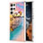 Funda Silicona Gel Goma Patron de Moda Carcasa S01 para Samsung Galaxy S22 Ultra 5G Multicolor