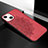 Funda Silicona Gel Goma Patron de Moda Carcasa S05 para Apple iPhone 14 Plus Rojo