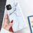 Funda Silicona Gel Goma Patron de Moda Carcasa S10 para Apple iPhone 11 Blanco