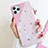 Funda Silicona Gel Goma Patron de Moda Carcasa S12 para Apple iPhone 11 Pro Rosa