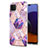 Funda Silicona Gel Goma Patron de Moda Carcasa Y01B para Samsung Galaxy A22 5G Purpura Claro
