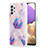 Funda Silicona Gel Goma Patron de Moda Carcasa Y01B para Samsung Galaxy A32 5G Purpura Claro