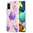 Funda Silicona Gel Goma Patron de Moda Carcasa Y01B para Samsung Galaxy A51 5G Purpura Claro