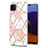 Funda Silicona Gel Goma Patron de Moda Carcasa Y01B para Samsung Galaxy F42 5G Rosa