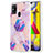 Funda Silicona Gel Goma Patron de Moda Carcasa Y01B para Samsung Galaxy M31 Purpura Claro