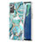 Funda Silicona Gel Goma Patron de Moda Carcasa Y01B para Samsung Galaxy Note 20 5G Menta Verde