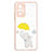 Funda Silicona Gel Goma Patron de Moda Carcasa Y01X para Xiaomi Redmi Note 10 Pro 4G Amarillo