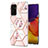 Funda Silicona Gel Goma Patron de Moda Carcasa Y02B para Samsung Galaxy A82 5G Rosa