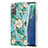 Funda Silicona Gel Goma Patron de Moda Carcasa Y02B para Samsung Galaxy Note 20 5G Verde