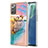 Funda Silicona Gel Goma Patron de Moda Carcasa Y03B para Samsung Galaxy Note 20 5G Multicolor