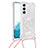 Funda Silicona Gel Goma Patron de Moda Carcasa Y03B para Samsung Galaxy S21 FE 5G Blanco