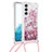 Funda Silicona Gel Goma Patron de Moda Carcasa Y03B para Samsung Galaxy S21 FE 5G Oro Rosa