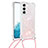 Funda Silicona Gel Goma Patron de Moda Carcasa Y03B para Samsung Galaxy S22 5G Rosa