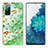 Funda Silicona Gel Goma Patron de Moda Carcasa Y04B para Samsung Galaxy S20 FE 5G Menta Verde