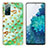 Funda Silicona Gel Goma Patron de Moda Carcasa Y04B para Samsung Galaxy S20 Lite 5G Menta Verde