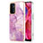 Funda Silicona Gel Goma Patron de Moda Carcasa Y05B para OnePlus Nord N200 5G Purpura Claro