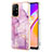 Funda Silicona Gel Goma Patron de Moda Carcasa Y05B para Oppo A94 5G Purpura Claro