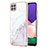 Funda Silicona Gel Goma Patron de Moda Carcasa Y05B para Samsung Galaxy F42 5G Blanco