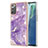 Funda Silicona Gel Goma Patron de Moda Carcasa Y05B para Samsung Galaxy Note 20 5G Morado