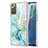 Funda Silicona Gel Goma Patron de Moda Carcasa Y05B para Samsung Galaxy Note 20 5G Verde