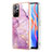 Funda Silicona Gel Goma Patron de Moda Carcasa Y05B para Xiaomi Redmi Note 11T 5G Purpura Claro