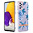 Funda Silicona Gel Goma Patron de Moda Carcasa Y06B para Samsung Galaxy A73 5G Azul