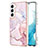 Funda Silicona Gel Goma Patron de Moda Carcasa Y11B para Samsung Galaxy S21 5G Rosa