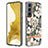 Funda Silicona Gel Goma Patron de Moda Carcasa Y17B para Samsung Galaxy S22 5G Blanco