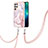 Funda Silicona Gel Goma Patron de Moda Carcasa Y21B para Samsung Galaxy S21 Ultra 5G Rosa