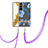 Funda Silicona Gel Goma Patron de Moda Carcasa Y22B para Samsung Galaxy S22 5G Azul