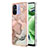 Funda Silicona Gel Goma Patron de Moda Carcasa YB7 para Xiaomi Poco C55 Rosa