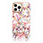 Funda Silicona Gel Goma Patron de Moda Carcasa YJ1 para Apple iPhone 13 Pro Purpura Claro