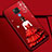Funda Silicona Gel Goma Vestido de Novia Carcasa K01 para Huawei Mate 20 Rojo