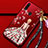 Funda Silicona Gel Goma Vestido de Novia Carcasa K02 para Huawei P30 Lite New Edition Rosa Roja