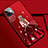 Funda Silicona Gel Goma Vestido de Novia Carcasa M02 para Apple iPhone 11 Rojo Rosa