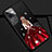 Funda Silicona Gel Goma Vestido de Novia Carcasa M02 para Apple iPhone 11 Rojo y Negro