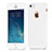 Funda Silicona Goma con Agujero para Apple iPhone 5S Blanco