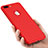 Funda Silicona Goma con Agujero para Apple iPhone 8 Plus Rojo