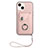 Funda Silicona Goma de Cuero Carcasa BF1 para Apple iPhone 14 Oro Rosa