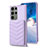 Funda Silicona Goma de Cuero Carcasa BF1 para Samsung Galaxy S22 Ultra 5G Purpura Claro