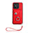 Funda Silicona Goma de Cuero Carcasa BF1 para Xiaomi Poco C55 Rojo